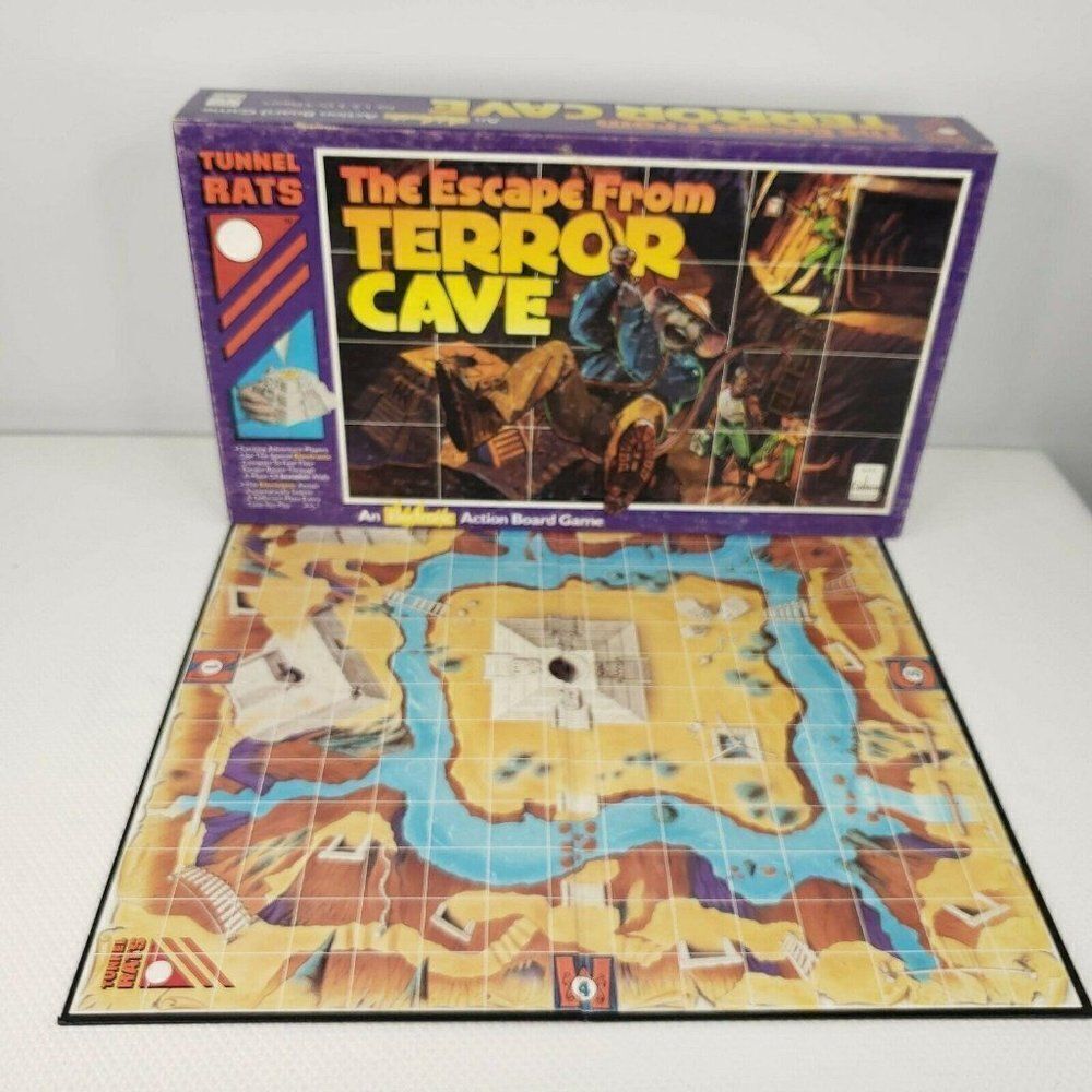 Vintage Cadaco 1990 The Escape From Terror Cave Working No Comic Book Included